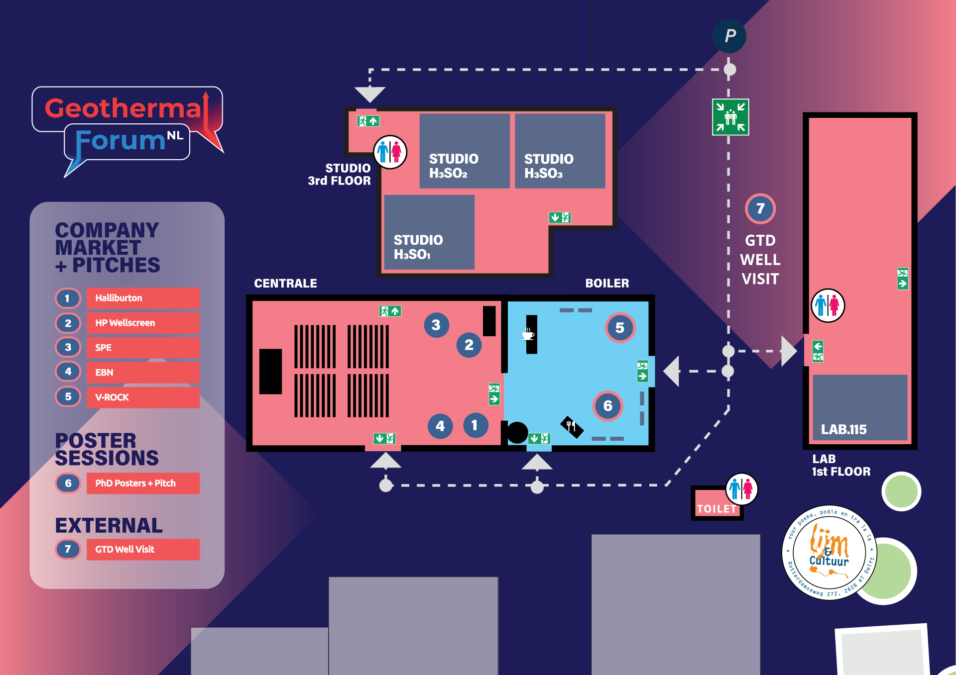 Geothermal Forum NL Venue Floor Plan